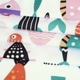 thumbnail image 3 of Colorful Fishes Shower Curtain, Kids Shower Curtains Set with 12 Hooks, Waterproof Shower Curtain for Bathroom, 72 x 72 Inch, Cartoon Fun Fishes Ocean Animals Bath Curtains, 3 of 6
