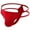 Red, variant on XMMSWDLA Mens Lip Print Mesh Briefs Transparent G-string T-Back Panties Sheer Quick-Drying Underpants