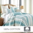 thumbnail image 6 of Levtex Home - San Sebastian Quilt Set - Full/Queen Quilt + Two Standard Pillow Shams - Sea Life - Taupe, Aqua Blue, White - Quilt Size (88x92in.) and Pillow Sham Size (26x20in.) - Reversible - Cotton, 6 of 6