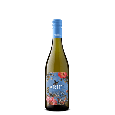 ARIEL Chardonnay, Premium Alcohol-Removed California White Wine, 750ml Bottle Glass