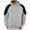 Gray, variant on LpwkSSA Men's Winter Thermal Hoodie Velvet Long Sleeve Pullover Loose Fit Jacket With Pocket Hooded Color Block Sweater Blue XXXL