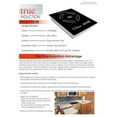 thumbnail image 2 of True Induction TI-1B Single Burner Counter Inset Energy Efficient Induction Cooktop, Black, 2 of 10