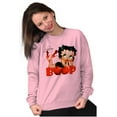 thumbnail image 3 of Vintage Betty Boop Cartoon Cherry Women Crewneck Sweatshirt Brisco Brands M, 3 of 5