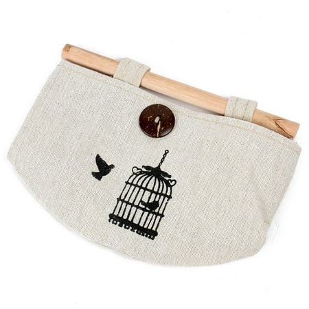Wall Gadget Organizer Unique Bargains Linen Wall Door Closet Hanging Storage Bag Organizer Gadget Container Home Decor ()
