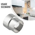 thumbnail image 3 of Stainless Steel Flue Liner Reducer/ Tubing Connector Chimney Adaptor Stove Pipe 100Mm/90Mm, 3 of 9