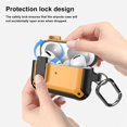 thumbnail image 3 of AmPm Case for Airpods Pro Case Cover with Lock Lid, Protective Cover Compatible with Airpod Pro Case for Men Women, Shockproof Shell for AirPods Pro Charging Case (AirPod Pro Not Included), 3 of 7
