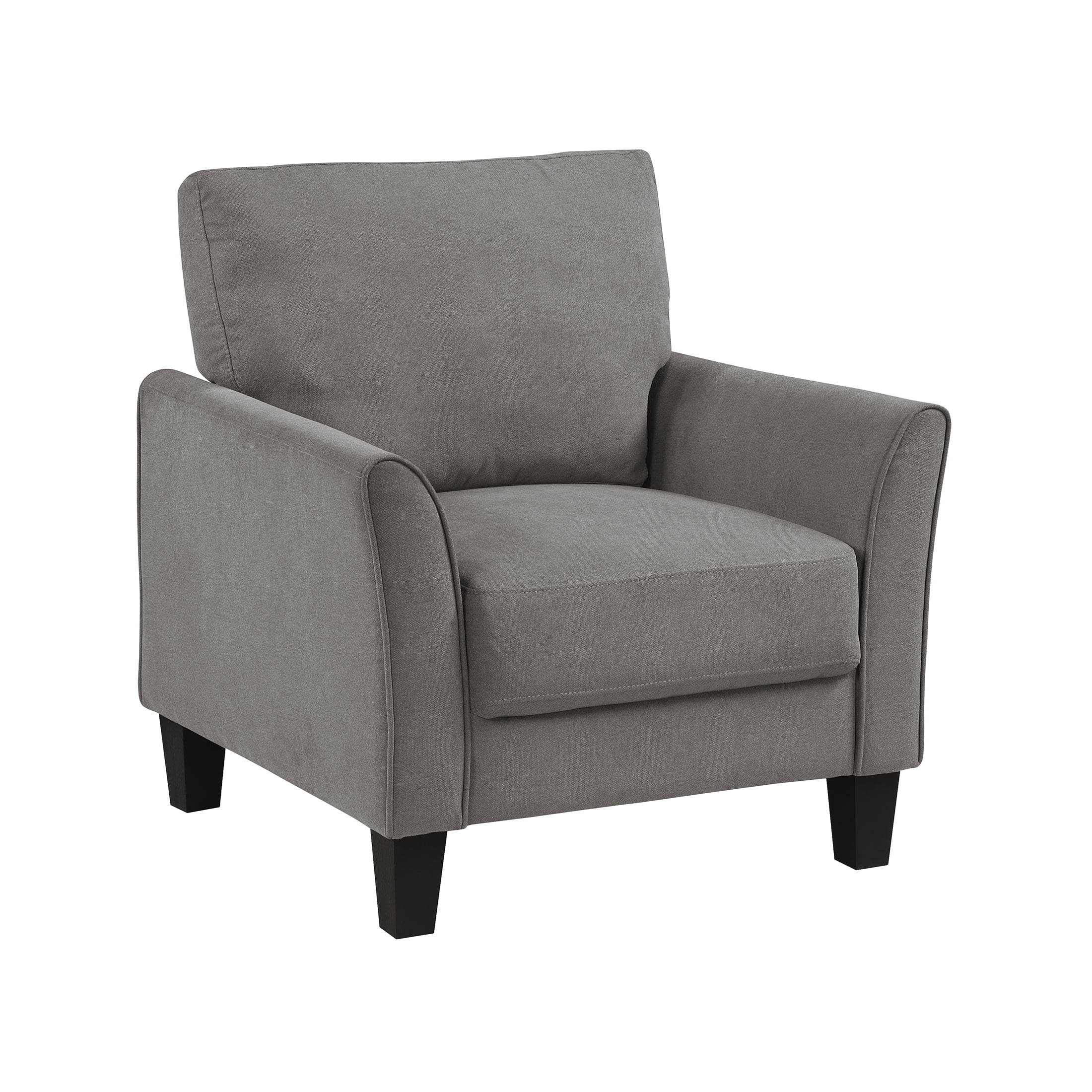 OakvillePark Islewyn Textured Fabric Accent Chair, Brownish Gray