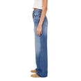 thumbnail image 5 of Women's Jeans High Rise Stretch Fit Plus Size High Waisted Wide Leg Vintage Washed Loose Denim Pants with Pockets, 5 of 9