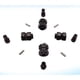 thumbnail image 5 of 2x 4 Uds. Cubos de Rueda Extendidos Yotijar Mejora 4mm para Scx24 Axi00002 Camiones 1:24, 5 of 5