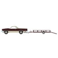 thumbnail image 2 of 1984 Chevy El Camino Conquista & Utility Trailer, Maroon Burgundy- Greenlight 32240B 1/64 scale Diecast Car, 2 of 4