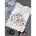 thumbnail image 3 of Furry Cat Love Costume Lady T-Shirt Women -Image by Shutterstock, Female XX-Large, 3 of 4