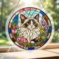 thumbnail image 6 of Acrylic Suncatcher Puzzle Window Hanging Decor Stained Glass Style Sun Catcher Ornament 83 Pieces DIY Art Craft Kit Color Light Reflection Home Window Wall Decor For Living Room Bedroom Gift, 6 of 9