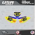 thumbnail image 3 of Kalair GFX Graphics Kit for Honda CRF150F (2003-2007) Usa Series, 3 of 5