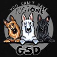 thumbnail image 3 of CafePress - Just One GSD Sweatshirt (Dark) - Classic Crew Neck Sweatshirt, 3 of 4