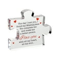 thumbnail image 2 of AuroraX Valentines Day Tabletop Clear Acrylic Figurine Romantic Love Desktop Decorations for Home Party Anniversary Valentine'S Day Gifts for Him Her Couples, 2 of 9