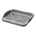 thumbnail image 2 of DOLITY Dog Toilet Pee Pad Holder Indoor Dog Training Toilet Training Pad Dog Potty Tray Gray, 2 of 8