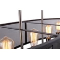 thumbnail image 3 of Woodbridge Lighting Drake 5-Light ST64 Linear Pendant in Antique Nickel/Black, 3 of 5