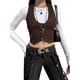 thumbnail image 1 of Txlixc Chalecos cortos irregulares para mujeres, sudaderas de cuello en forma de u sólidas para adultos con botones Txlixc  moda, 1 of 3