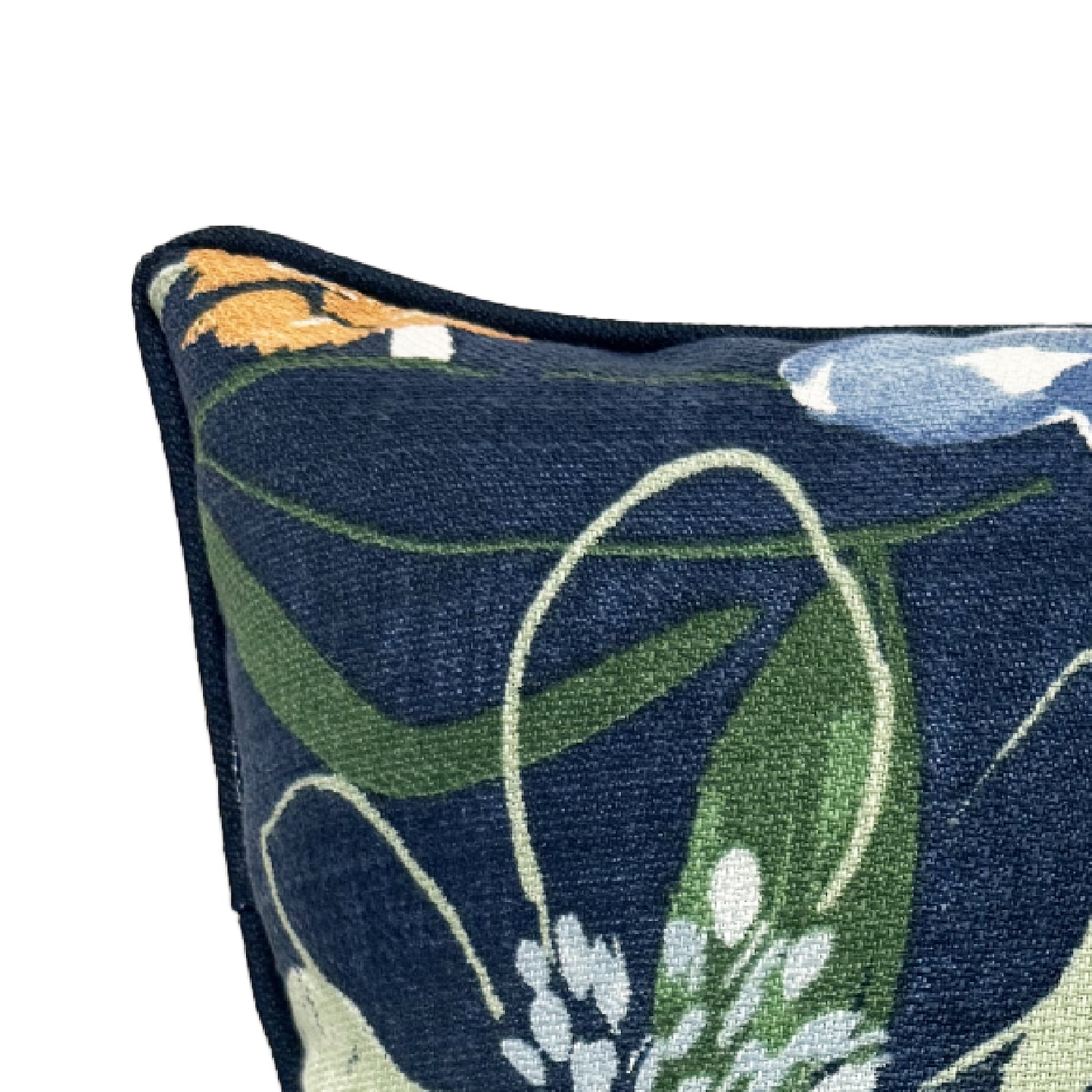 Better Homes & Gardens Blue Floral Outdoor Throw Pillow