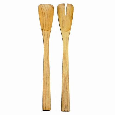 Be Home 2-Piece Long Teak Salad Server Set