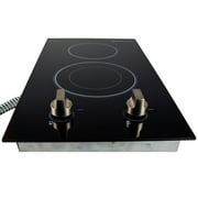 Magic Chef MCSCTE12BG1 12 in. 240V Built-in Electric Radiant 2-Burner Cooktop