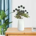 thumbnail image 5 of Usloyux Under $5 Artificial Plants, 5 Head Scallion Ball Chrysanthemum, Fake Green Arrangement for Vase, Wedding Hall Background Decor, Tabletop Office Greenery, No Maintenance Needed, 5 of 6