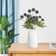 thumbnail image 5 of Juego de 4 flores artificiales de seda de 5 cabezas de cebolleta y crisantemo | Plantas suculentas de plástico | Tallos suaves y flexibles | Decoración para bodas en interiores | Arreglo de mesa e, 5 of 5