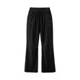 thumbnail image 7 of Women's High Waisted Wide Leg Dressy Pants Elegant Pleated Flare Trousers with Drawstring, Slimming Casual Workwear Bottoms, 7 of 7