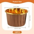 thumbnail image 2 of WuPing 120 Pcs Mini Muffin Cups, Paper Cupcake Liners, Greaseproof & Waterproof Baking Cups, Muffin Mold Paper, 2 of 8