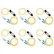thumbnail image 1 of 6X Divisor de Fibra Óptica de 1 Punto y 2 Cónicos, Divisor de Caja de Empalme, Puerto SC, Fibra FTTH, Conexión Fría para el Hogar, 1 of 5