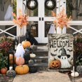 thumbnail image 2 of SM-XLHN Halloween House Flag 28x40 Inch Double Sided Outside, Jack-o''-lantern Ghost Welcome Yard Outdoor Flag, 2 of 6