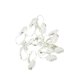 thumbnail image 3 of 12 Piezas Palanca De Latón Clip Trasero Oreja Cables Pendientes Espacios En Blanco Resultados De La Joyería DIY Craft Blanco plateado Baoblaze Pendientes para hacer hallazgos, 3 of 6