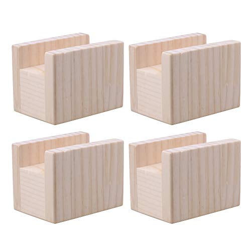 4pcs Bed Furniture Risers Heavy Duty Wood For Sofa Table And Chair 3 93x1 96x1 57inch Com 4pcs Bed Furniture Risers Heavy Duty, Wood Risers For Furniture