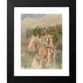 thumbnail image 2 of Rosa Bonheur 15x18 Black Modern Framed Museum Art Print Titled - Indian on Horseback (circa 1889), 2 of 5