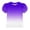 Purple, variant on Girls T Shirts Short Sleeve Color Block Loose Casual Trendy Tee Summer Vacation Going out Kids Tops Scoop Neck Blouses