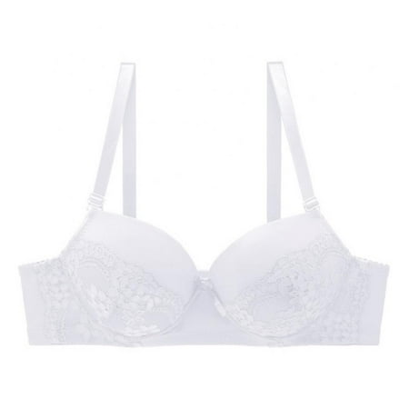 

Women s Lace Bow Push up Thin Bra Underwear