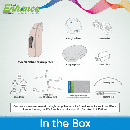 Ear Tech - Tweak Enhance App Control Personal Sound Amplifier - Beige