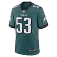 thumbnail image 2 of Men's Nike Zack Baun Midnight Green Philadelphia Eagles  Game Jersey, 2 of 6
