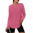 thumbnail image 3 of TrdSipl Women Workout Shirts Light Weight Long Sleeve Upf 50+ Sun Protection T-Shirt Quick-Dry Athletic Gym Hiking Tops, 3 of 7
