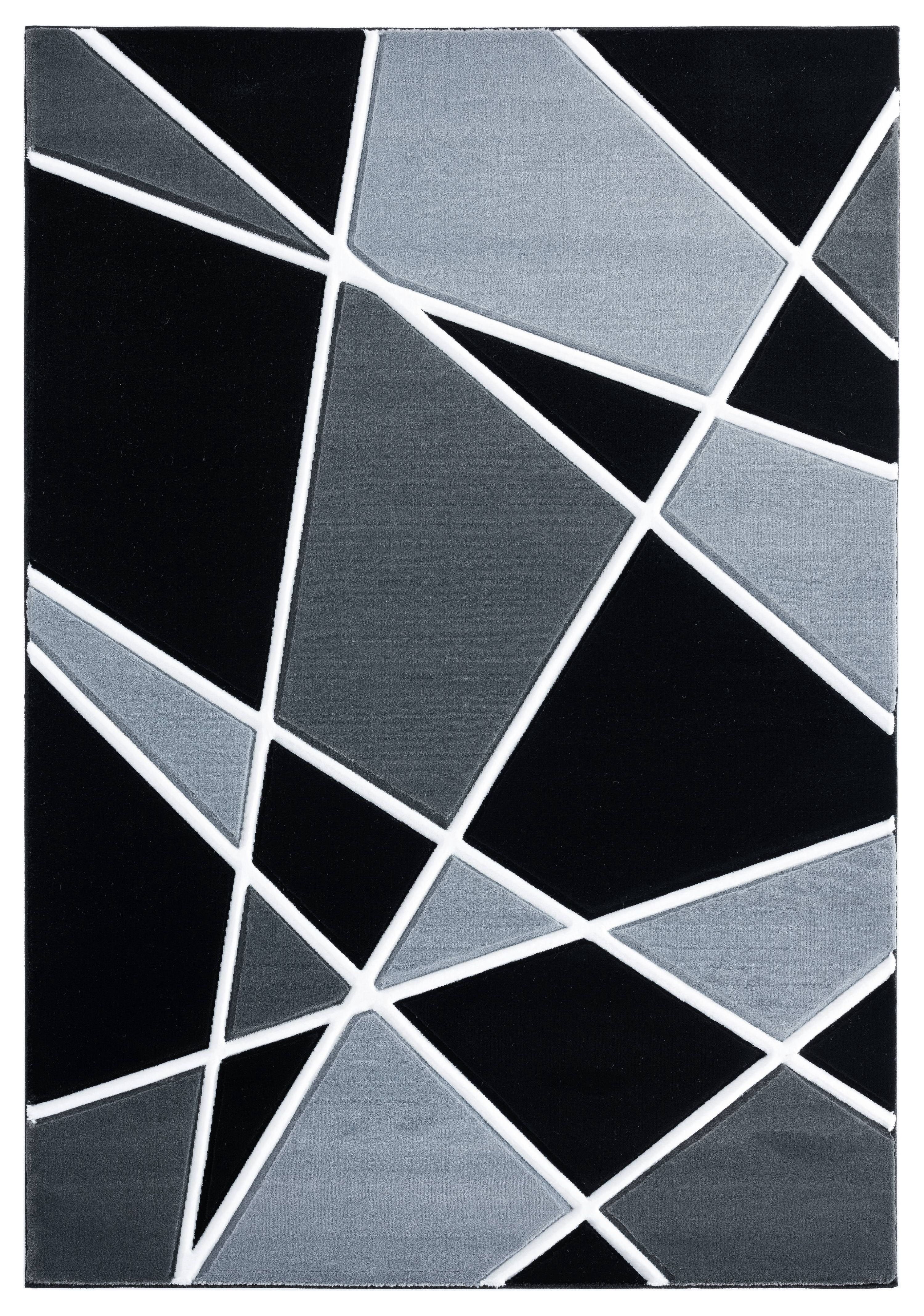 United Weavers Drachma Loyola Modern Abstract Accent Rug, Grey, 1'10" x 2'8"