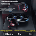 thumbnail image 2 of Audífonos Deportivos Inalámbricos Bluetooth 5.0 Gancho Negro, 2 of 5