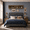 Dark Gray, variant on Queen Bed Frame with Headboard and Footboard for Bedroom, Metal Platform Bed with Under Bed Storage,All Sturdy Metal Support, No Box Spring Needed, Retro