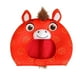 thumbnail image 1 of Sombrero de disfraz de caballo de dibujos animados, suave y transpirable, de peluche, para fiesta temática., 1 of 9