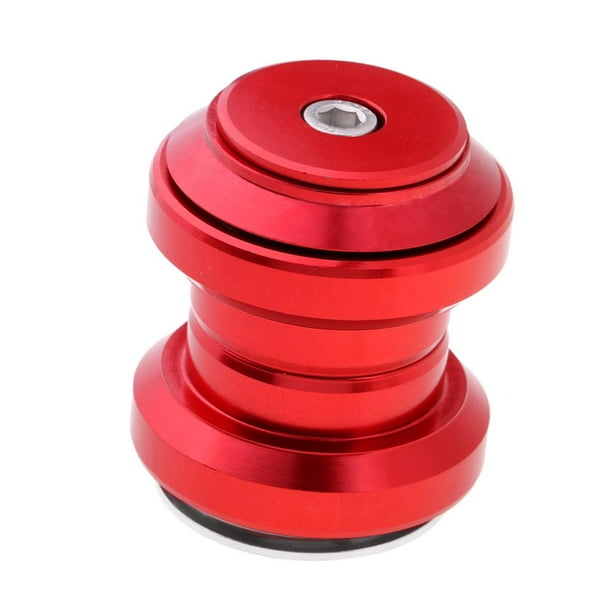 Accesorios de aluminio para dirección de bola de 34 mm y 1-1/8 pulgadas de alta resistencia rojo