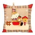 thumbnail image 1 of Oreiller de Noël à la Mode Coloré Santa Claus Elk Snowman Canapé Coussin Coussin Jouet, 1 of 6