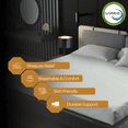 thumbnail image 4 of ViscoLogic Matelas Très Grand 7 Pouces Soutien du Sommeil et Mousse Mémoire Infusée de Gel Rafraîchissante, Mousse Certifiée CertiPUR-US®, Très Grand, 4 of 5
