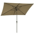 thumbnail image 4 of Cozyhom 10x 6.5ft Patio Umbrella,UV Protection Outdoor Parasol,Taupe, 4 of 6