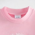 thumbnail image 3 of Faraee Infant Baby Girl Summer Bubble Romper One Piece Newborn Short Sleeve Jumpsuit Toddler Oversized Bodysuit Clothes Pink 6-12 Months, 3 of 6