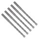 thumbnail image 5 of Broca de martillo rotativo de 5 uds., 160mm de longitud, 2 flautas, punta de carburo autocentrante, brocas de impacto para ladrillo, piedra, hormigón, 5 of 8