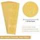 thumbnail image 2 of 100 pegatinas de mariposa doradas de 2" para sobres con relieve dorado., 2 of 9
